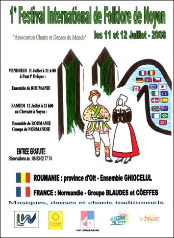 1° Festival International de Folklore de Noyon